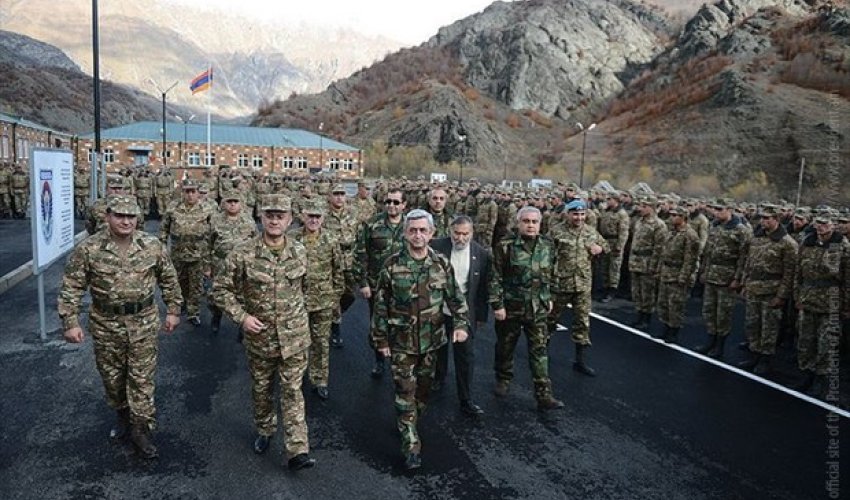 Sargsyan visits occupied Azeri territory - PHOTO Sargsyan visits occupied Azeri territory - PHOTO