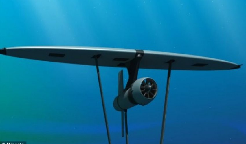 Underwater kites that look like the Starship Enterprise will harness 'liquid breezes'