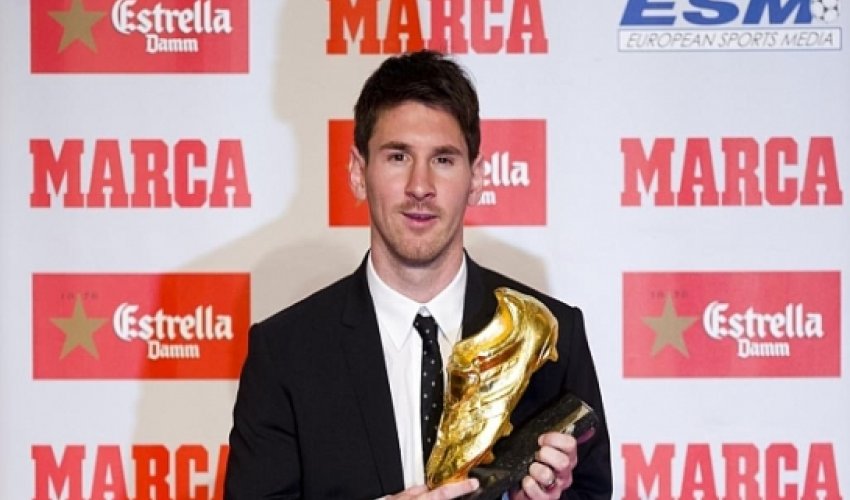 Messi to collect Golden Shoe on 20th November