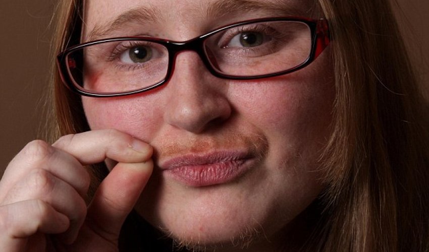 Woman grows moustache for Movember - PHOTO Woman grows moustache for Movember - PHOTO