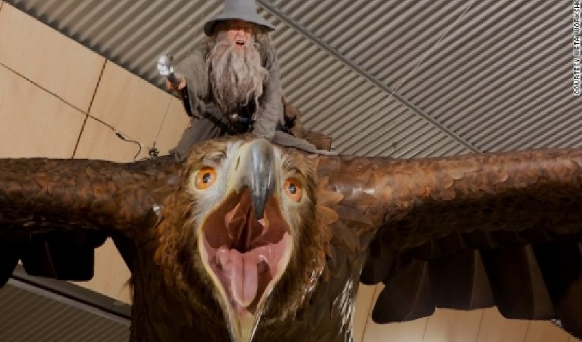 New 'Hobbit' art flies at NZ airport, airline New 'Hobbit' art flies at NZ airport, airline