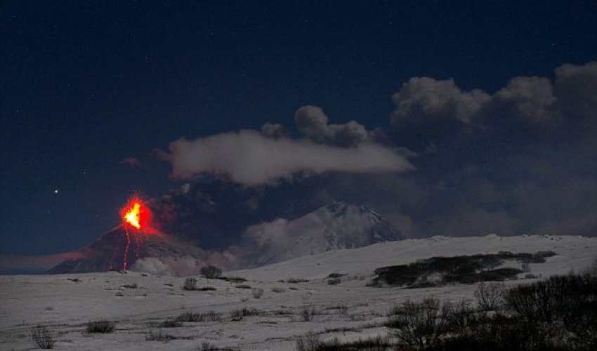 Volcanic eruption in Russia looks like a scene from Lord of the Rings - PHOTO Volcanic eruption in Russia looks like a scene from Lord of the Rings - PHOTO