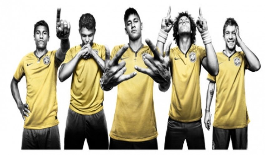 Nike kick-off shirt war with Brazil World Cup kit - PHOTO