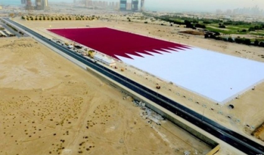 Qatar breaks record for world's largest flag Qatar breaks record for world's largest flag