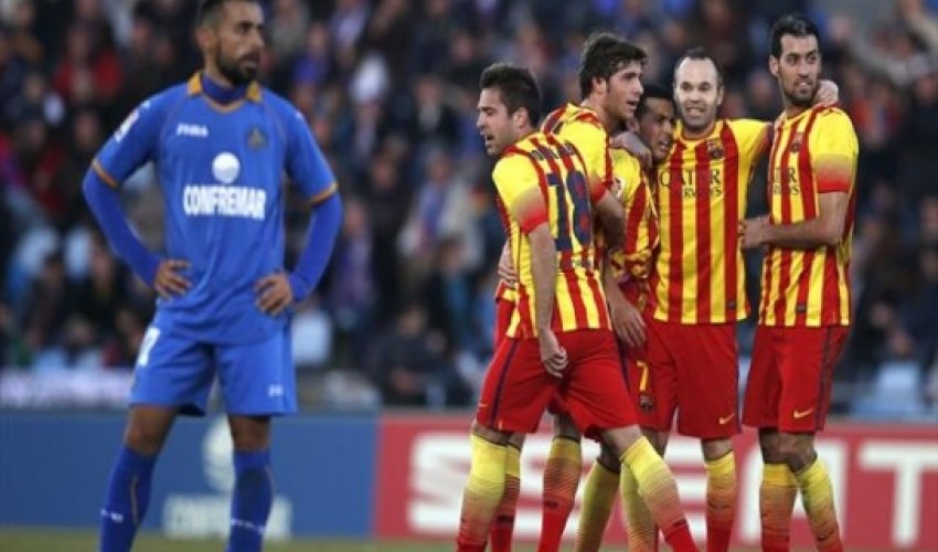 Barcelona come from two down to hammer Getafe Barcelona come from two down to hammer Getafe