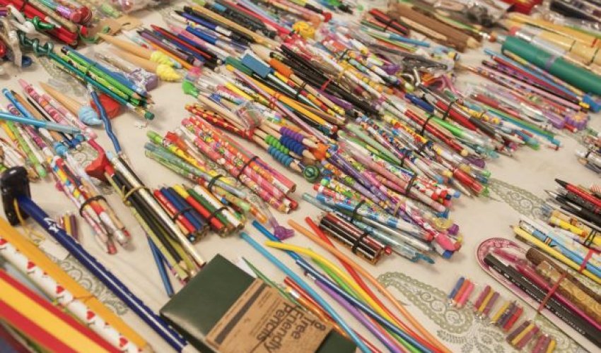 Teenager has the largest collection of pencils - PHOTO Teenager has the largest collection of pencils - PHOTO