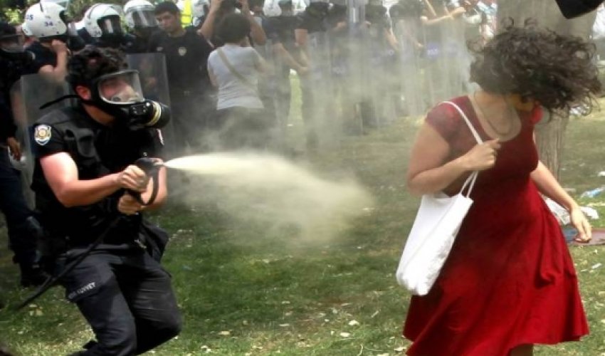 Turkish riot police officer faces prosecution and possible jail term Turkish riot police officer faces prosecution and possible jail term
