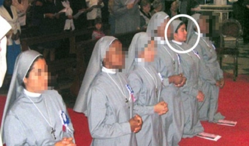 Picture of nun who had baby and named it after the Pope Picture of nun who had baby and named it after the Pope