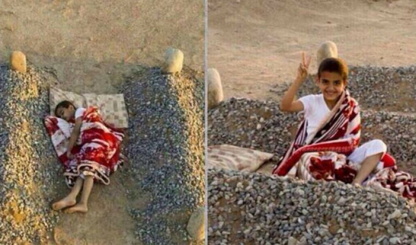 Whoops: tragic photo of orphaned Syrian boy is fake - PHOTO