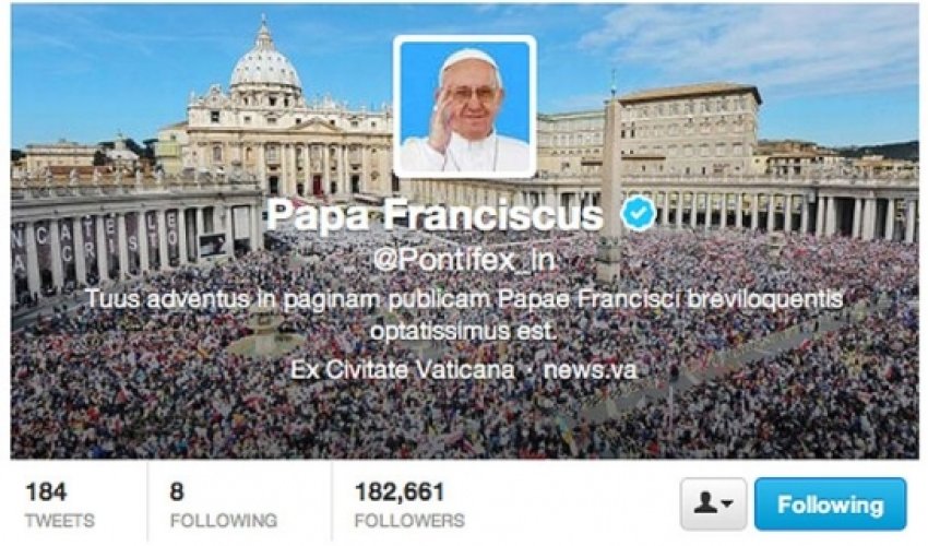 Pope's Latin tweets surprise with roaring success Pope's Latin tweets surprise with roaring success