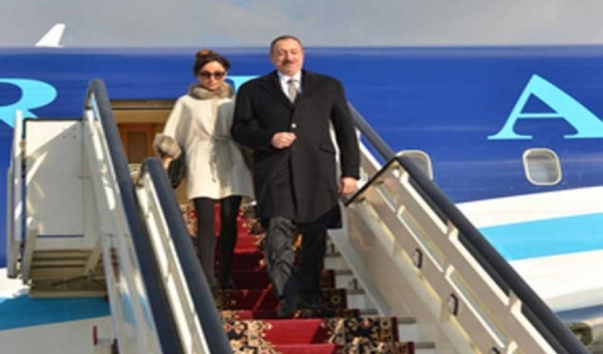 Azeri president, first lady arrive in Sochi for Olympics Azeri president, first lady arrive in Sochi for Olympics