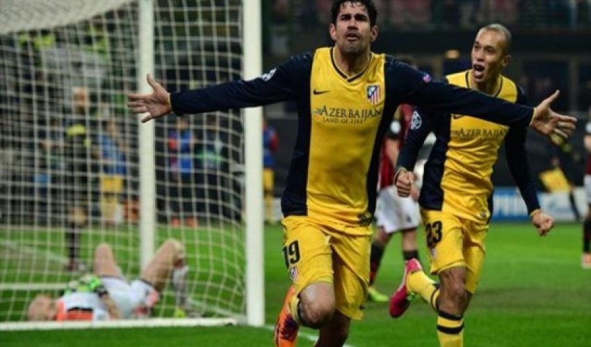 Costa strikes late as Atletico sink Milan