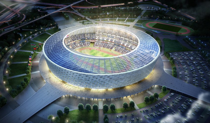 Azerbaijan President Aliyev promises "best possible venues" at Baku 2015 - PHOTO