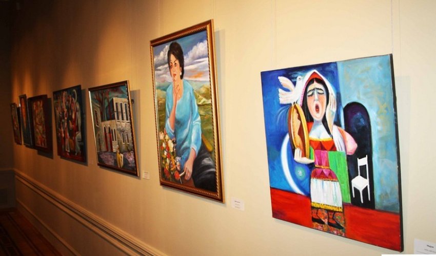 Baku hosts art exhibition by Ashraf Heybat - PHOTO