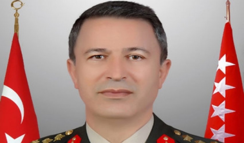Turkey`s Land Forces Commander Hulusi Akar arrives in Azerbaijan