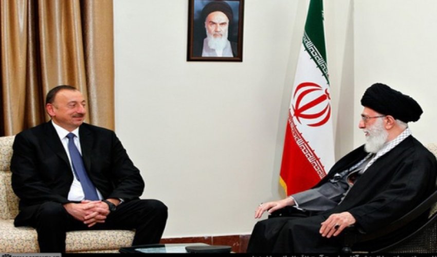 Azeri president meets Iran's supreme leader in Tehran