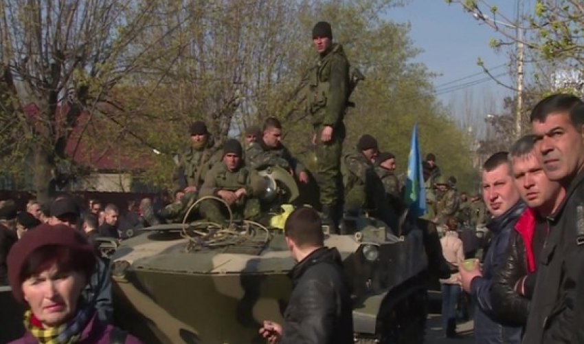 Ukrainian troops enter central Kramatorsk