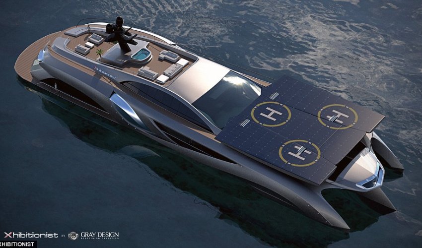 Inside the megayacht that looks like the Batmobile Inside the megayacht that looks like the Batmobile