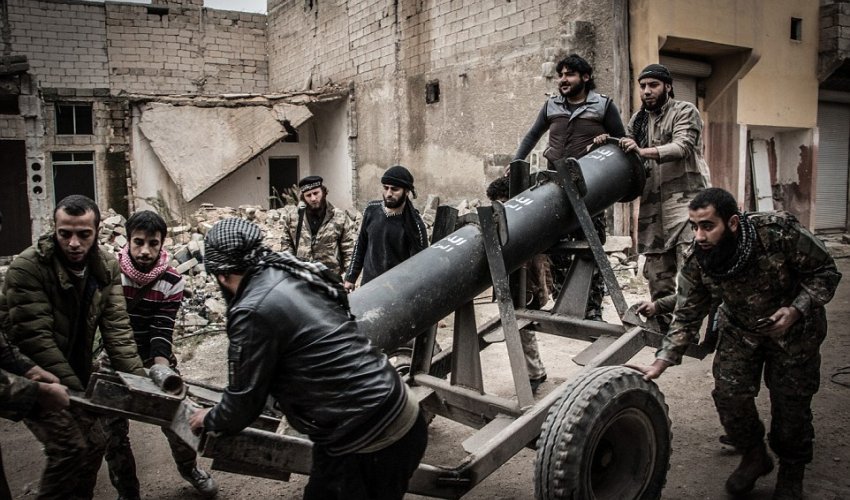 Syrian rebels strike back with the HELL CANNON Syrian rebels strike back with the HELL CANNON