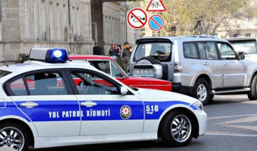 Bakıda yol polisi ilə sürücü arasında dava - VİDEO