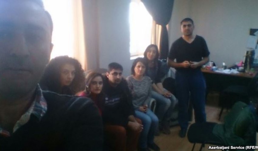 RFE/RL journalists detained, questioned by Azeri police RFE/RL journalists detained, questioned by Azeri police