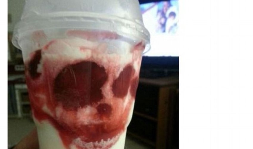 McDonald's customer finds 'souls of the damned' floating in fast food sundae McDonald's customer finds 'souls of the damned' floating in fast food sundae