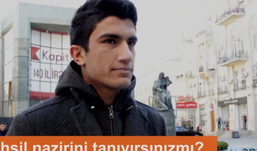 Təhsil nazirinə sual - SORĞU Təhsil nazirinə sual - SORĞU