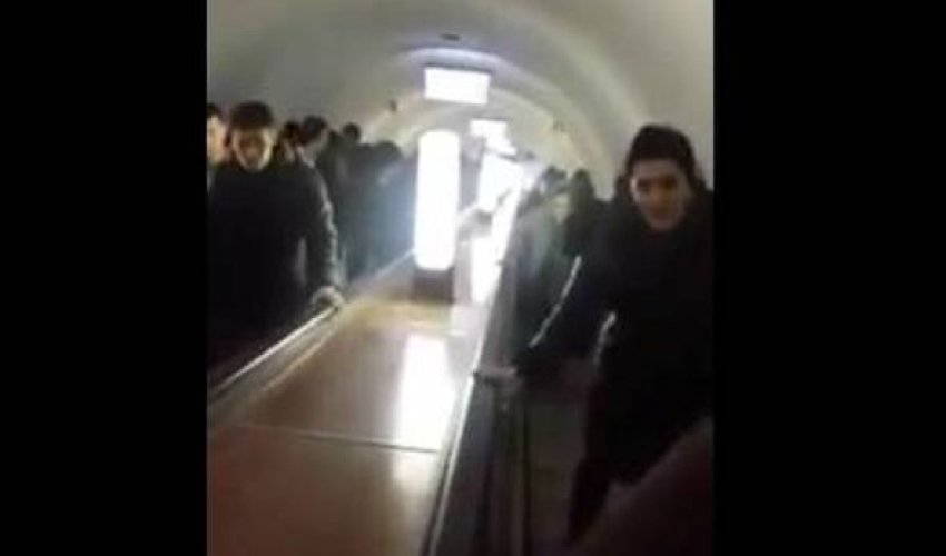 Bakı metrosunda nasazlıq - VİDEO Bakı metrosunda nasazlıq - VİDEO