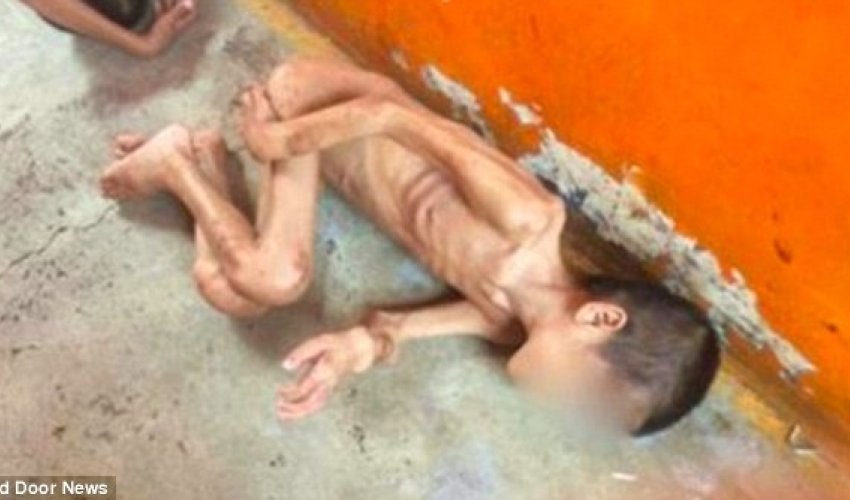 Children CAGED to keep the streets clean for the Pope