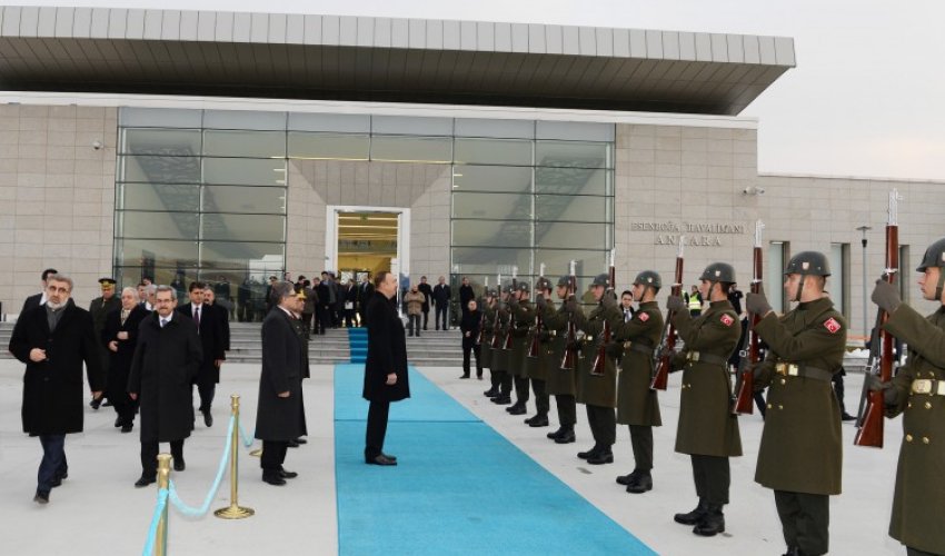 Azərbaycan prezidentinin Türkiyəyə dövlət səfəri başa çatıdı
