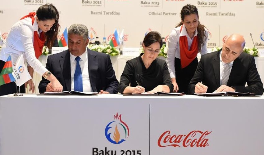 Baku 2015 European Games signs Coca-Cola as official partner