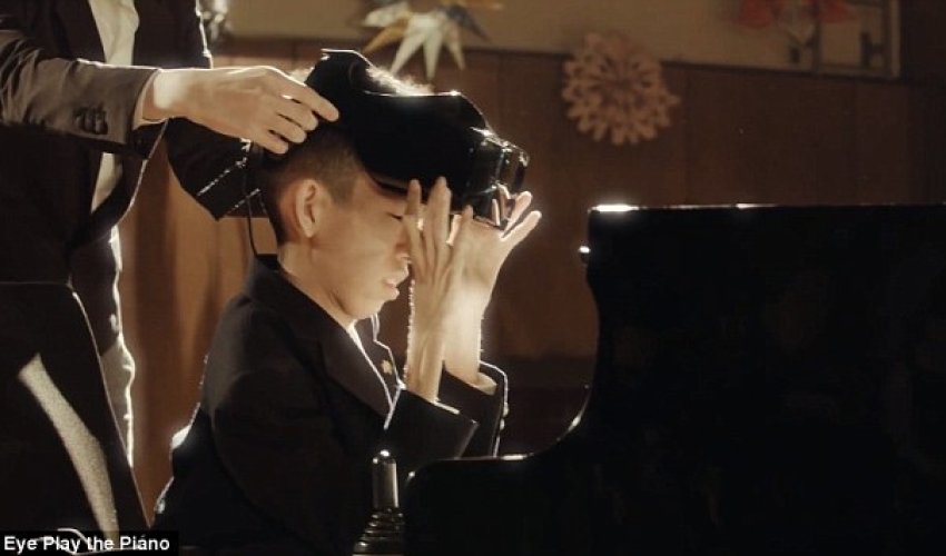 Eye Play the Piano allows disabled schoolboy to make music using just his EYES Eye Play the Piano allows disabled schoolboy to make music using just his EYES