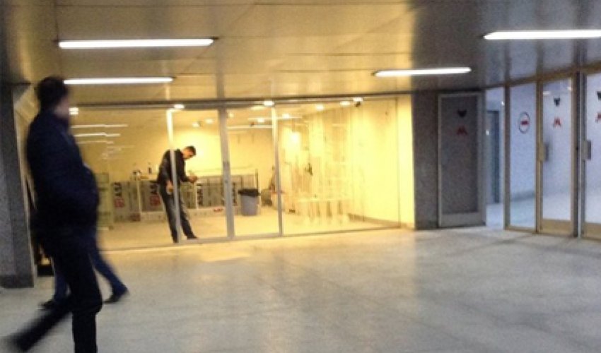 Metroda ticarət obyektləri bərpa edilir Metroda ticarət obyektləri bərpa edilir
