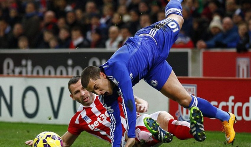 Hazard is the most fouled player in the Premier League this season