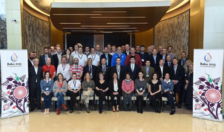 Baku 2015 European Games hosts final NOC Open Day session Baku 2015 European Games hosts final NOC Open Day session