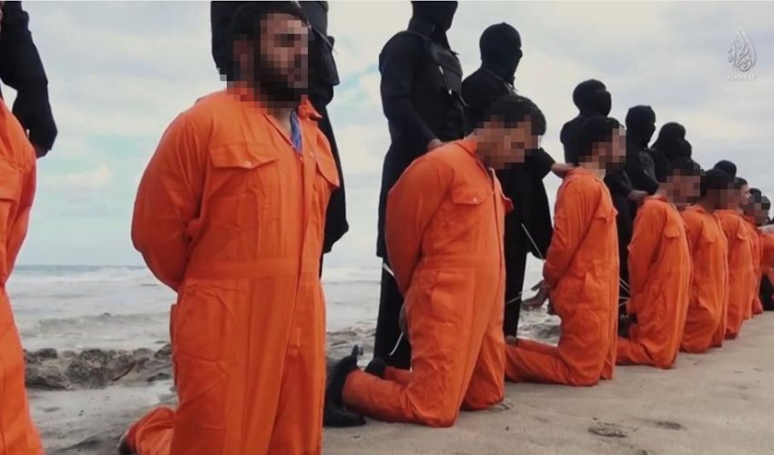 ISIS video appears to show beheadings of Egyptian Coptic Christians in Libya