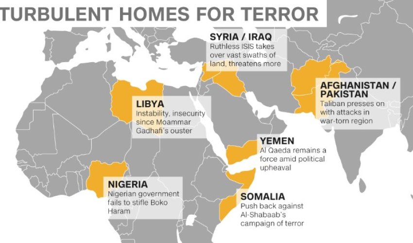 Terror groups take advantage of power vacuums
