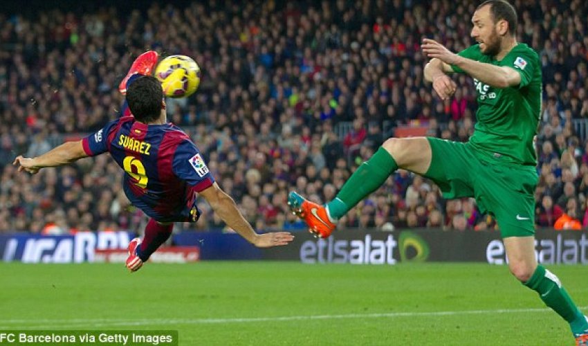 Luis Suarez's bicycle kick against Levante was no fluke