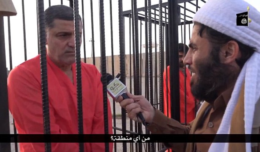 Twisted new ISIS video shows 'Kurdish Peshmerga' fighters paraded in cages