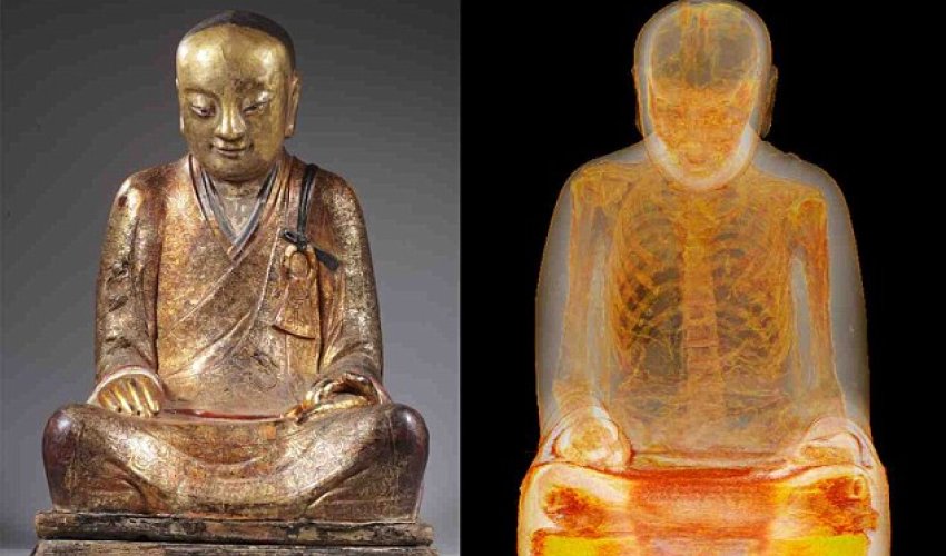 Scientists shocked after CT scan of 1,000-year-old Buddha statue Scientists shocked after CT scan of 1,000-year-old Buddha statue