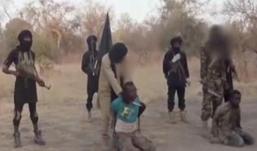 Boko Haram video shows two men being beheaded accused of spying