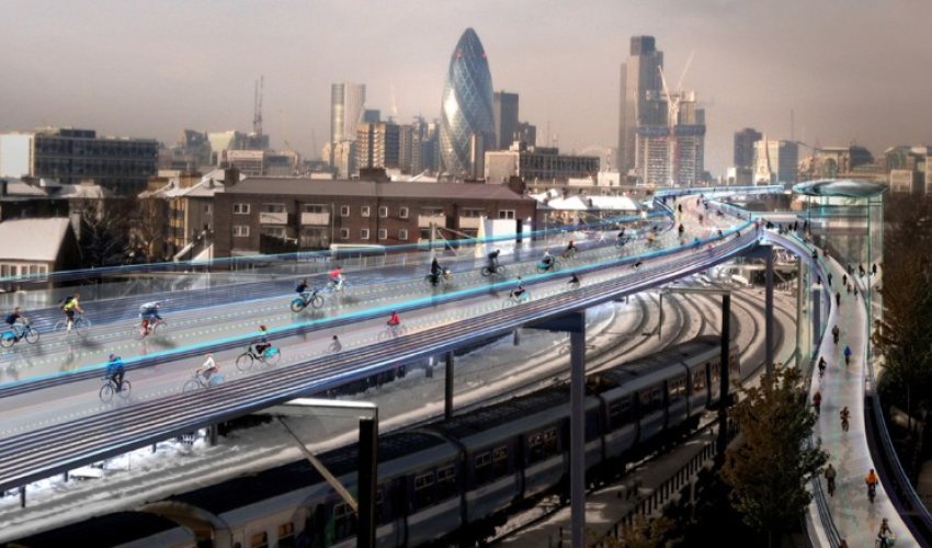 Amazing cycle super highways making bikes the transport of the future