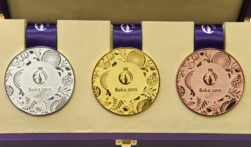 Baku 2015 marks 100 Days To Go by unveiling first European Games medal design