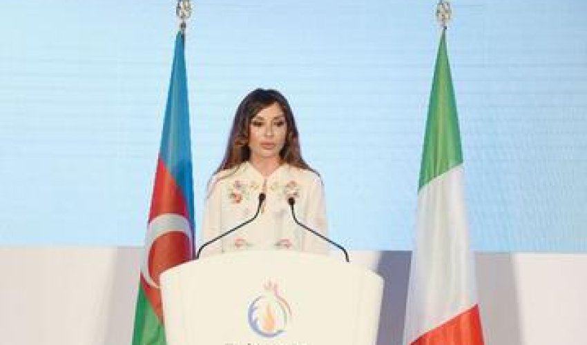 Azerbaijan's first lady attends presentation of European Games in Rome Azerbaijan's first lady attends presentation of European Games in Rome