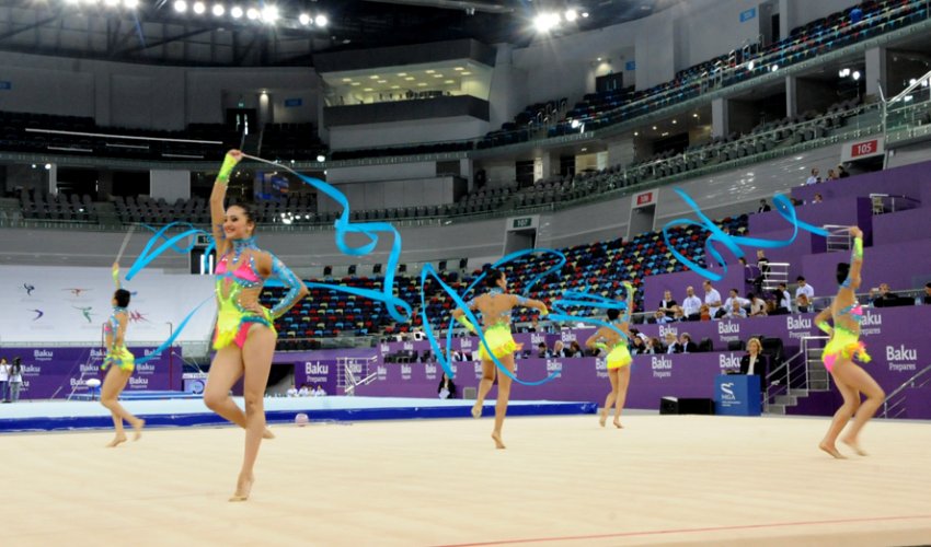 Azerbaijani team on rhythmic gymnastics wins bronze medals