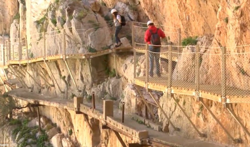 Spain to reopen perilous gorge walkway 328ft above gushing river