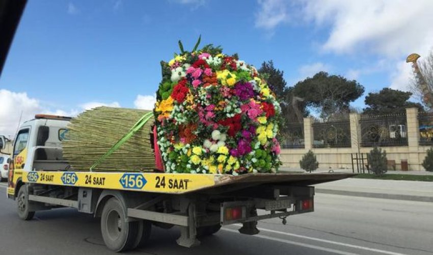 Qiyməti 17.500 manat deyildiyi gül buketi ilə bağlı – Açıqlama+Fotolar