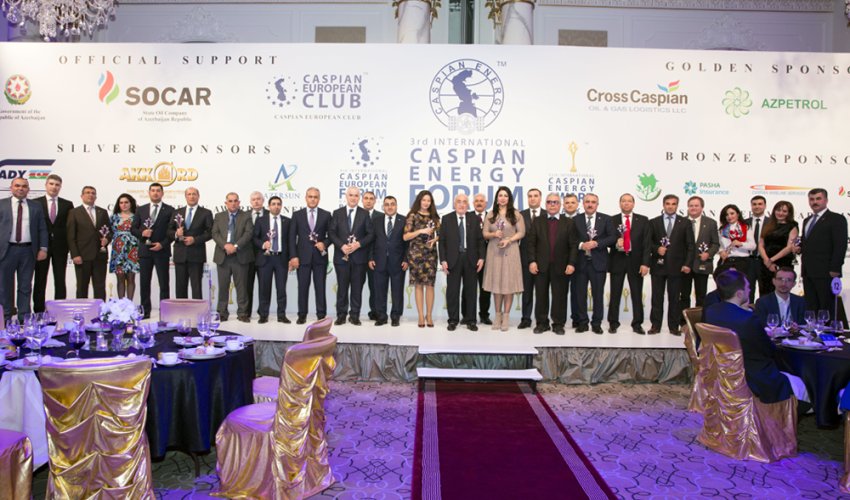 Caspian European Club holds 12th “Caspian Energy Award – 2015” prize awarding ceremony