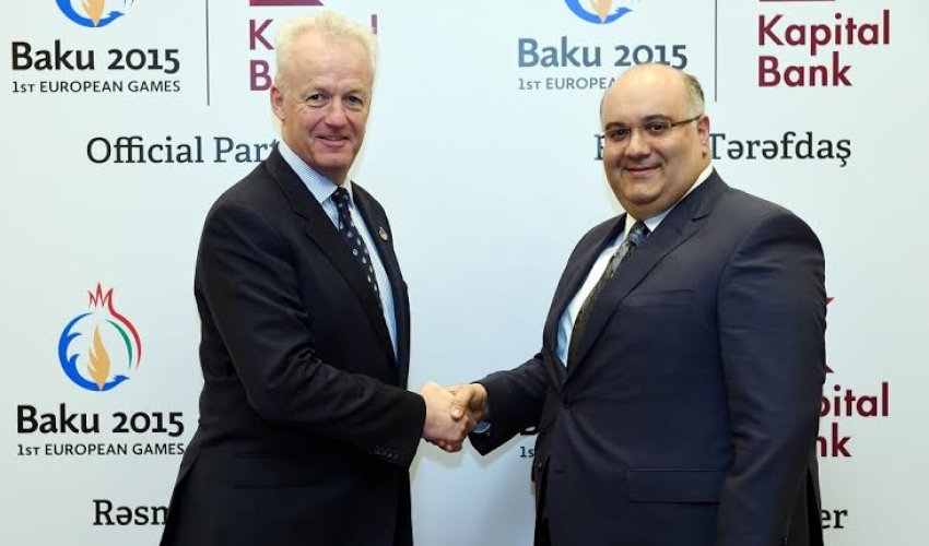 Baku 2015 European Games signs Kapital Bank as official partner Baku 2015 European Games signs Kapital Bank as official partner