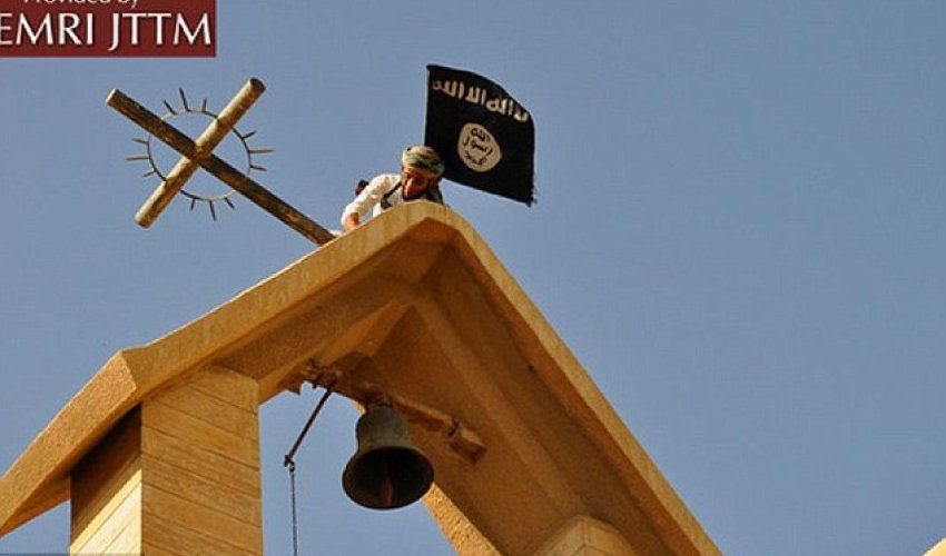 Now ISIS tears down the Cross